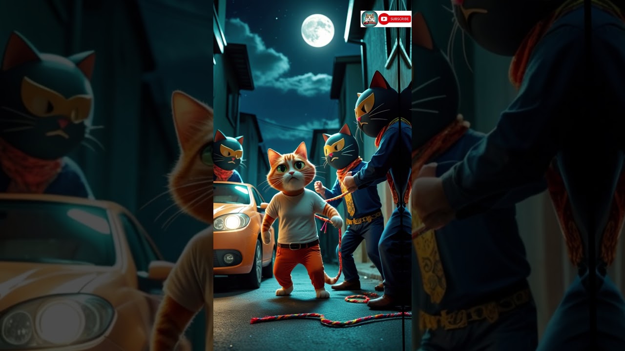 The Brave Kitten and the  Robot | A Heartwarming Cat Adventure Story 🐱🤖
