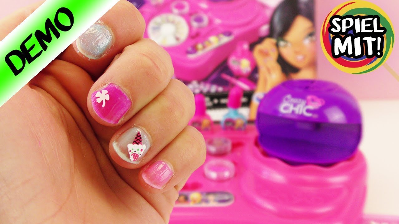 NAIL ART Studio Crazy chic | Nageldesigns für Anfänger selber machen | Nagelstudio für Kinder