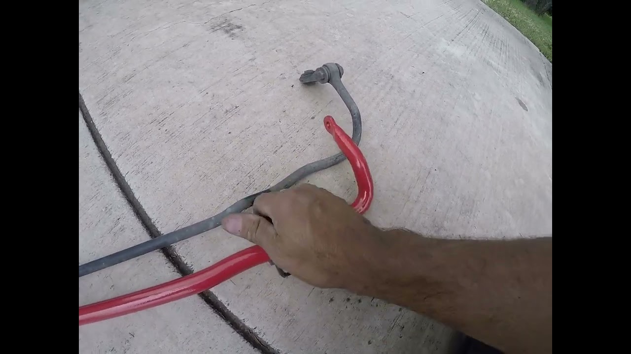 Acura integra blox racing rear sway bar install