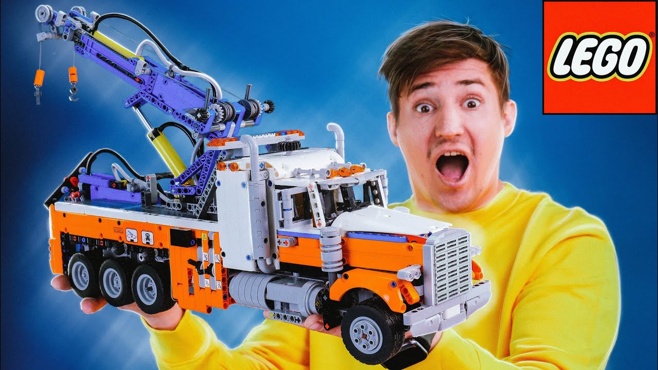 LEGO Эвакуатор на Пневматике | Работает как Настоящий