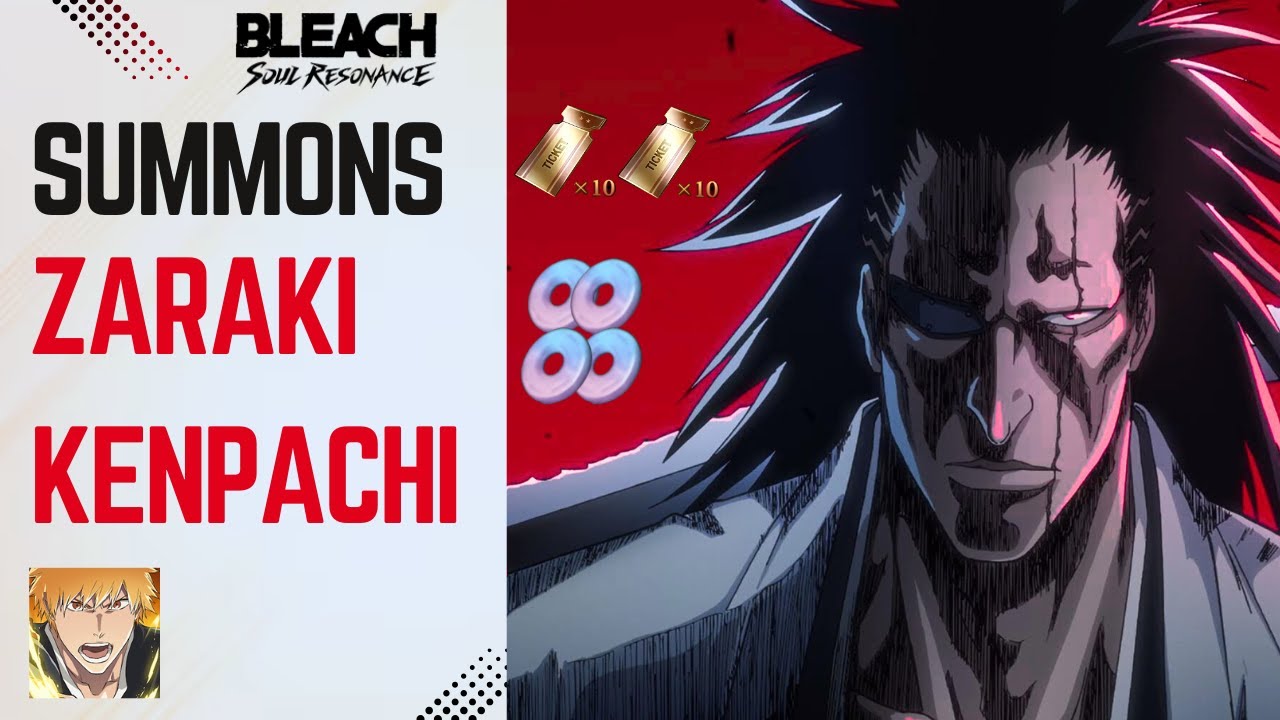 Bleach Soul Resonance - Summons Zaraki Kenpachi - Completo