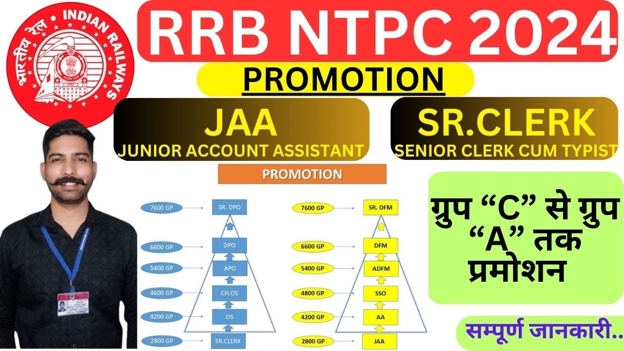 JAA vs Sr clerk promotion in Railway | RRB NTPC 2024 | JAA promotion | Sr Clerk Promotion 