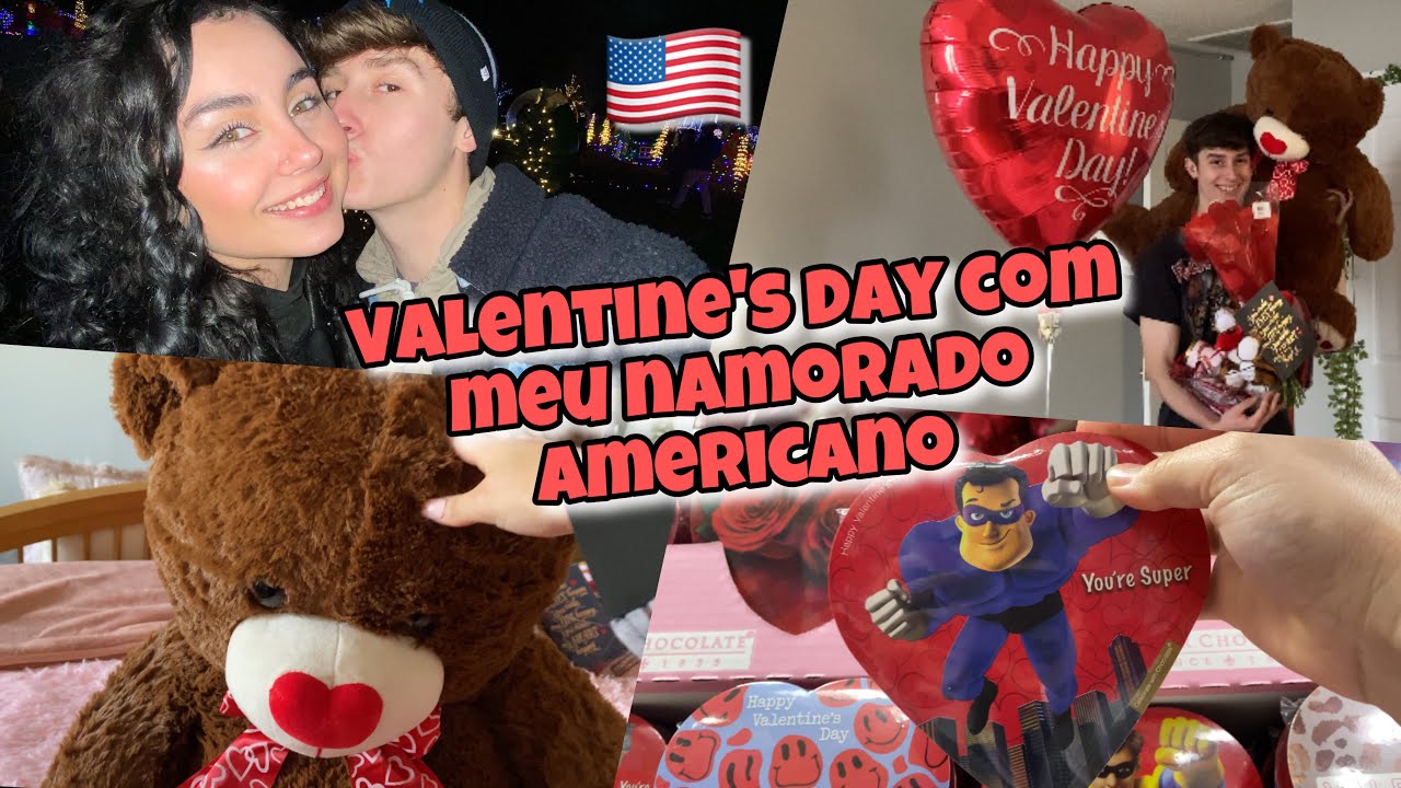 Valentine’s Day com meu namorado americano nos Estados Unidos🇺🇸Fiz uma surpresa e fui surpreendida