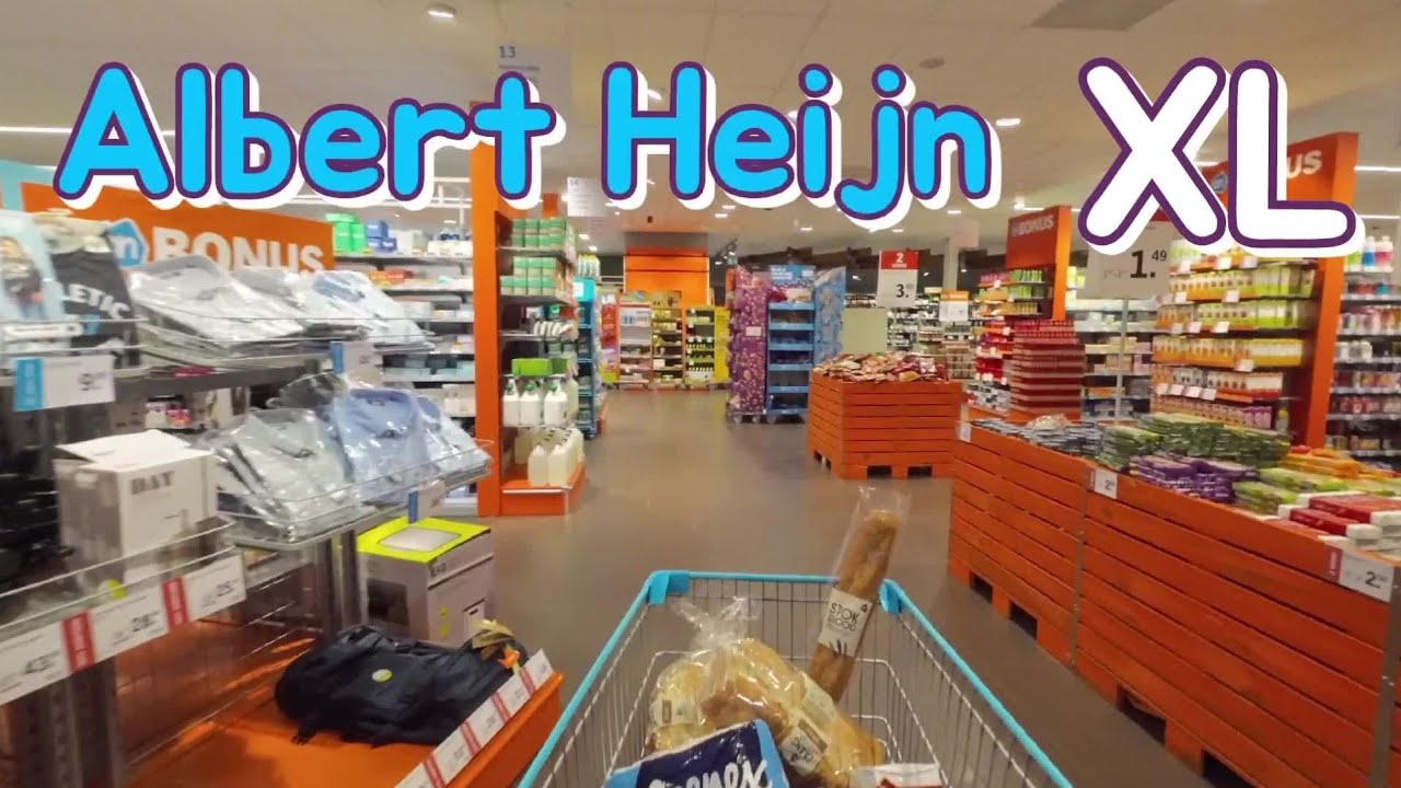 Albert Heijn XL Hulst supermarket groceries - Netherlands March 2023