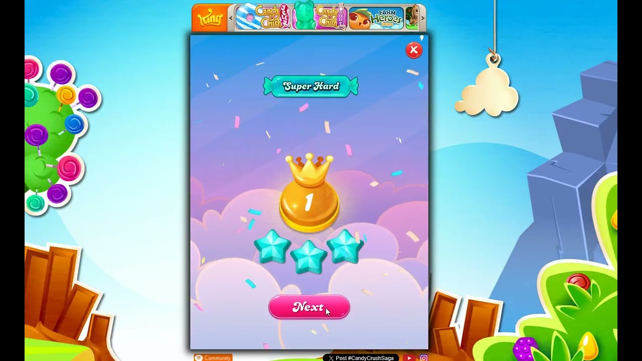 Candy Crush Saga Level 15761、15762、15763、15764、15765 by Funny❣