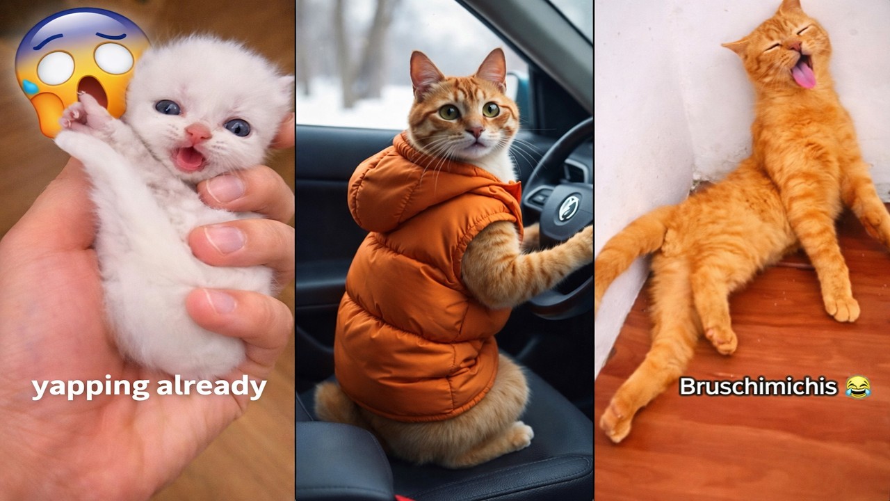 😺 Bruschimichis | Los Mejores Momentos de Gatos Divertidos