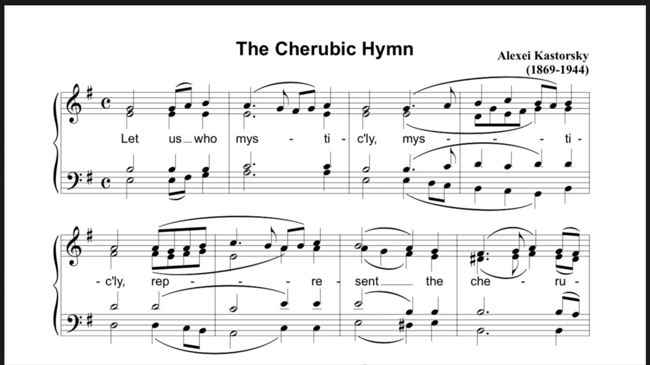 Cherubic Hymn (Kastorsky) – SATB