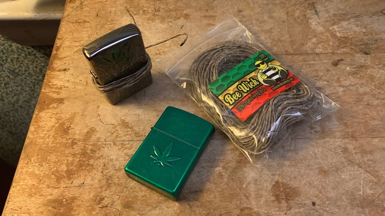 Hemp Wick Zippo (tutorial)