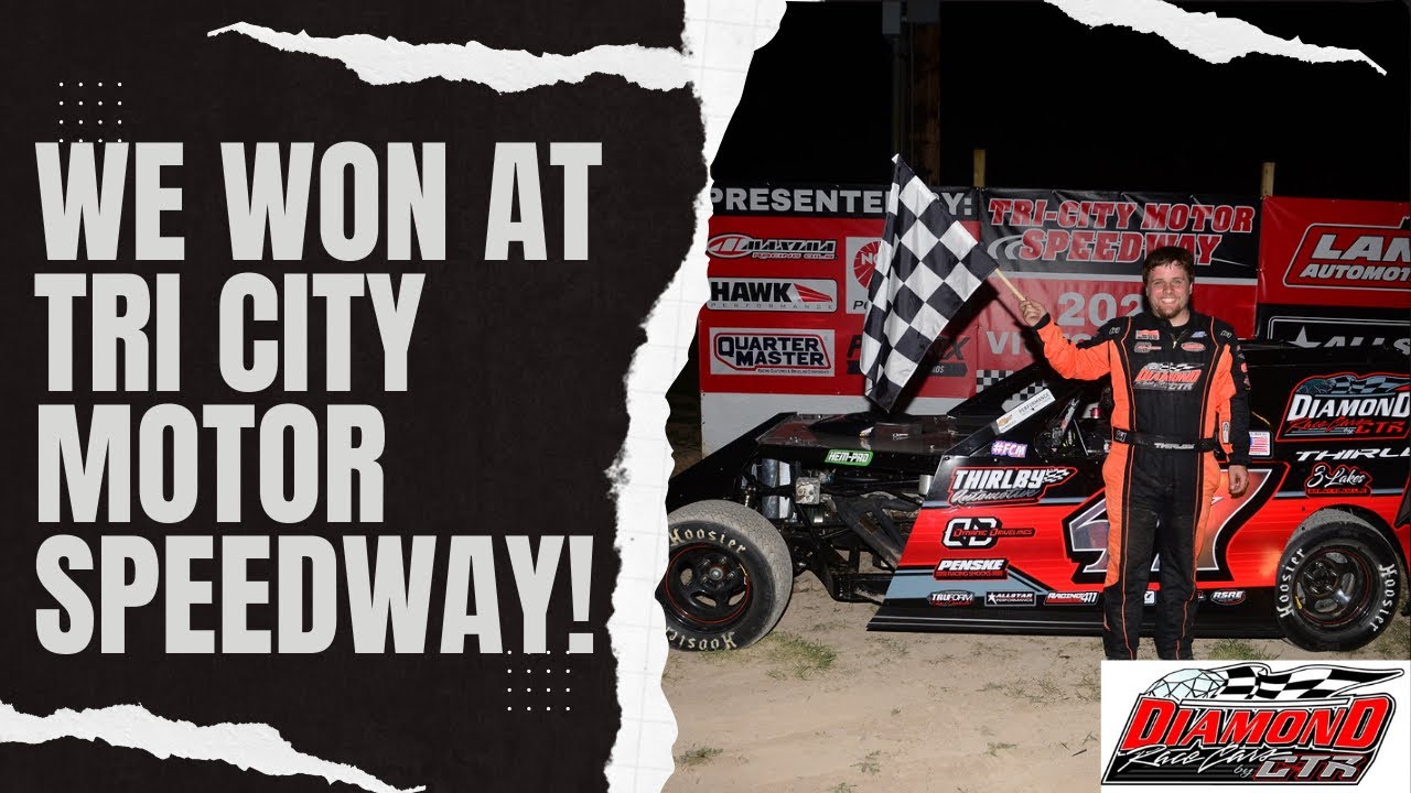We Won the Heat Race and Feature at Tri City Motor Speedway in our IMCA car!