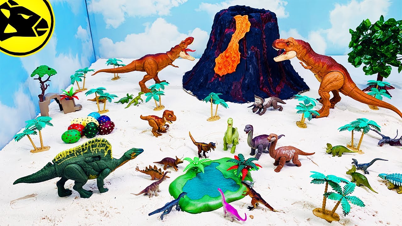 Epic Dinosaur Volcano Island