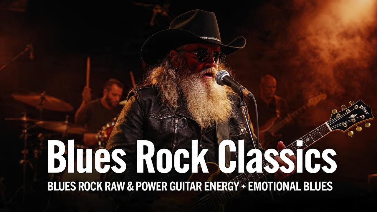 Jimi Hendrix, ZZ Top, Eric Clapton, The Animals Inspired Rock Blues & Soul Ballads