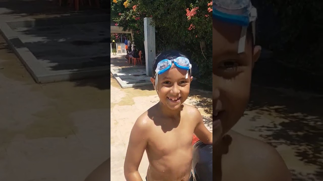 عين أحمر التي لا تنام تنقل لكم فيديو من مسبح مدينة اليوسفية.