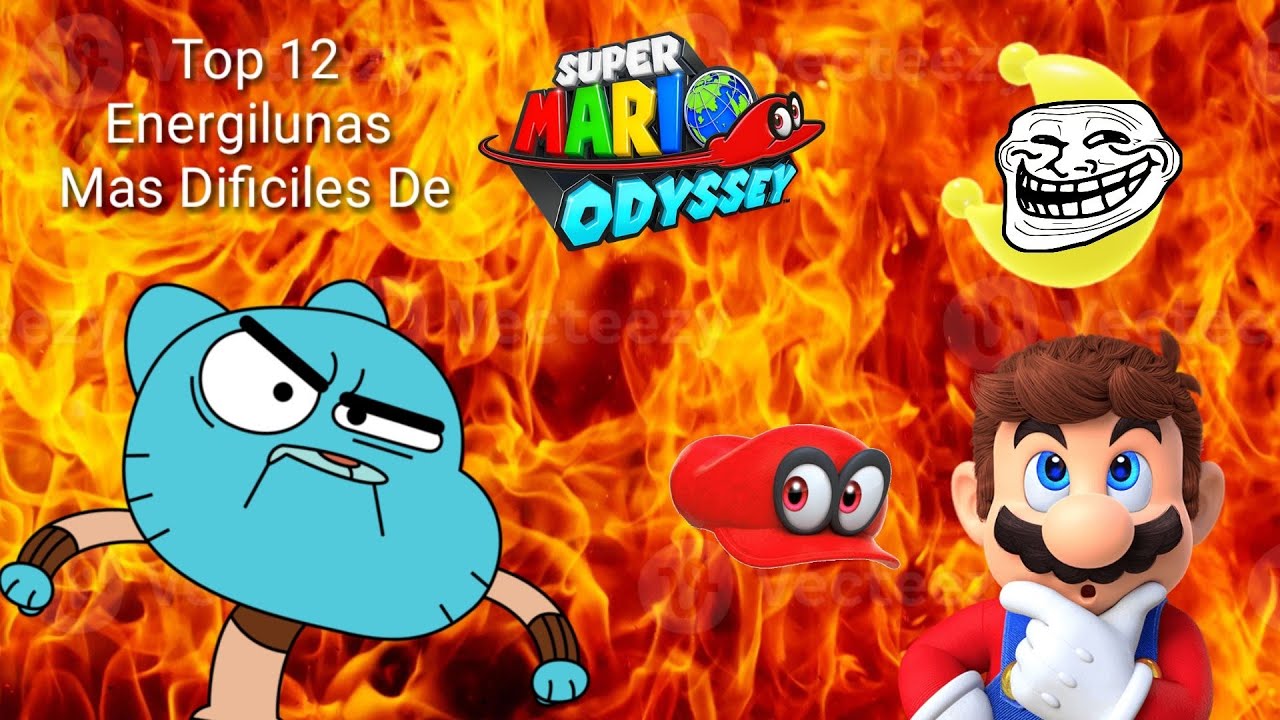 Top 12 Energilunas Mas Dificiles De Super Mario Odyssey(Remake De Mi Primer Video)