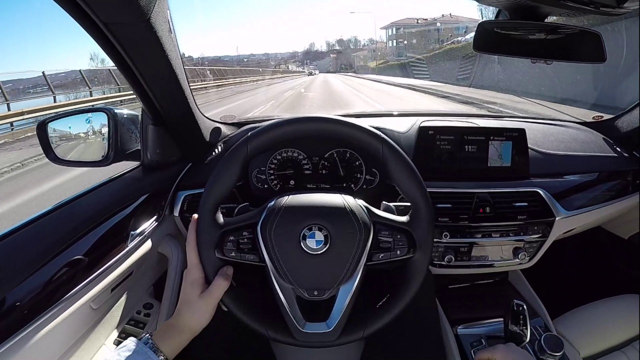 2017 bmw 5 series G30  60 FPS POV/test drive acceleration