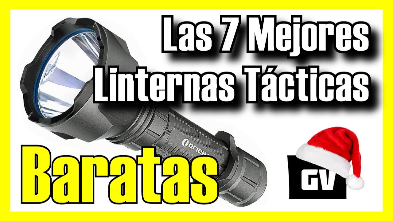 🥇🔦 7 MEJORES Linternas Tácticas BARATAS de Amazon [2023]✅[Calidad/Precio] Superpotentes / Militares