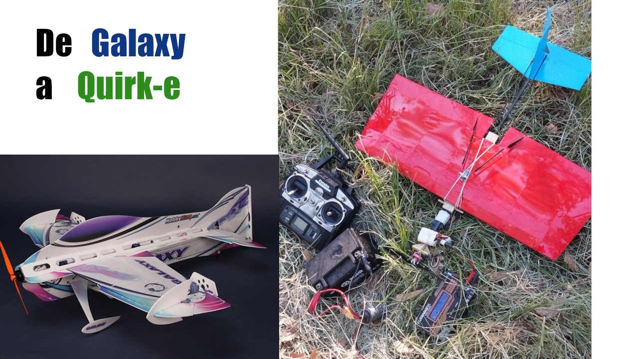 Construcción Quirk-e Quirk e reutilizando un vijo galaxy f3p fabricación vieja escuela 