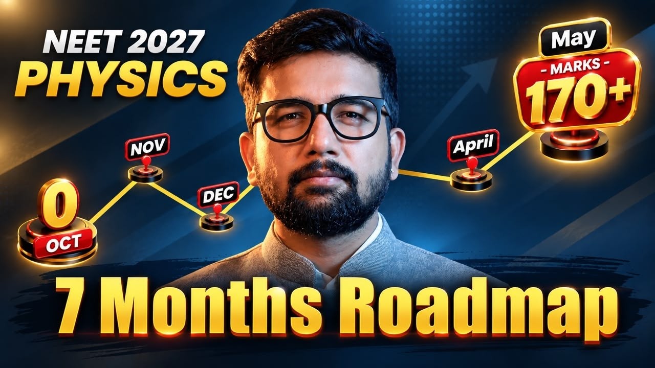 NEET 2027 Physics: 7-Month Roadmap to 170+ Marks 🚀🔥 | Rahul Jain Sir