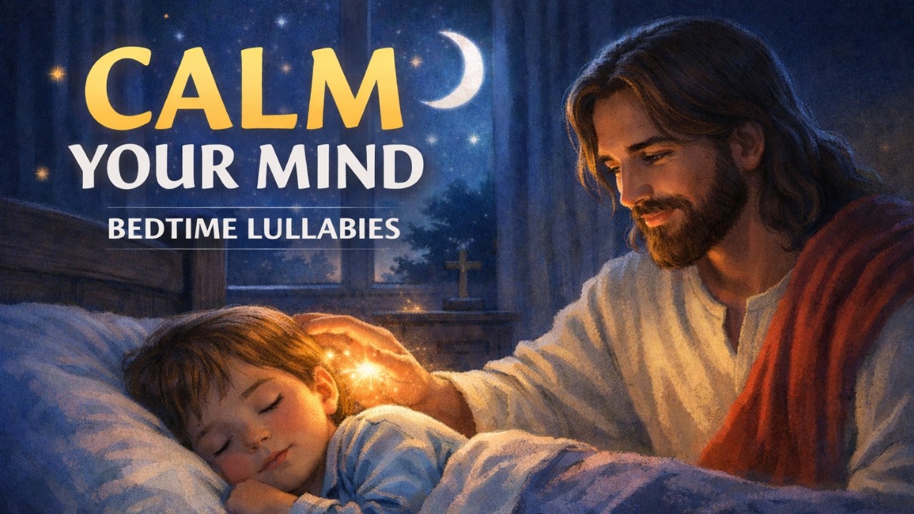Jesus Calms Your Child’s Mind Tonight 🌙 Christian Bedtime Lullaby for Kids (25 Minutes)