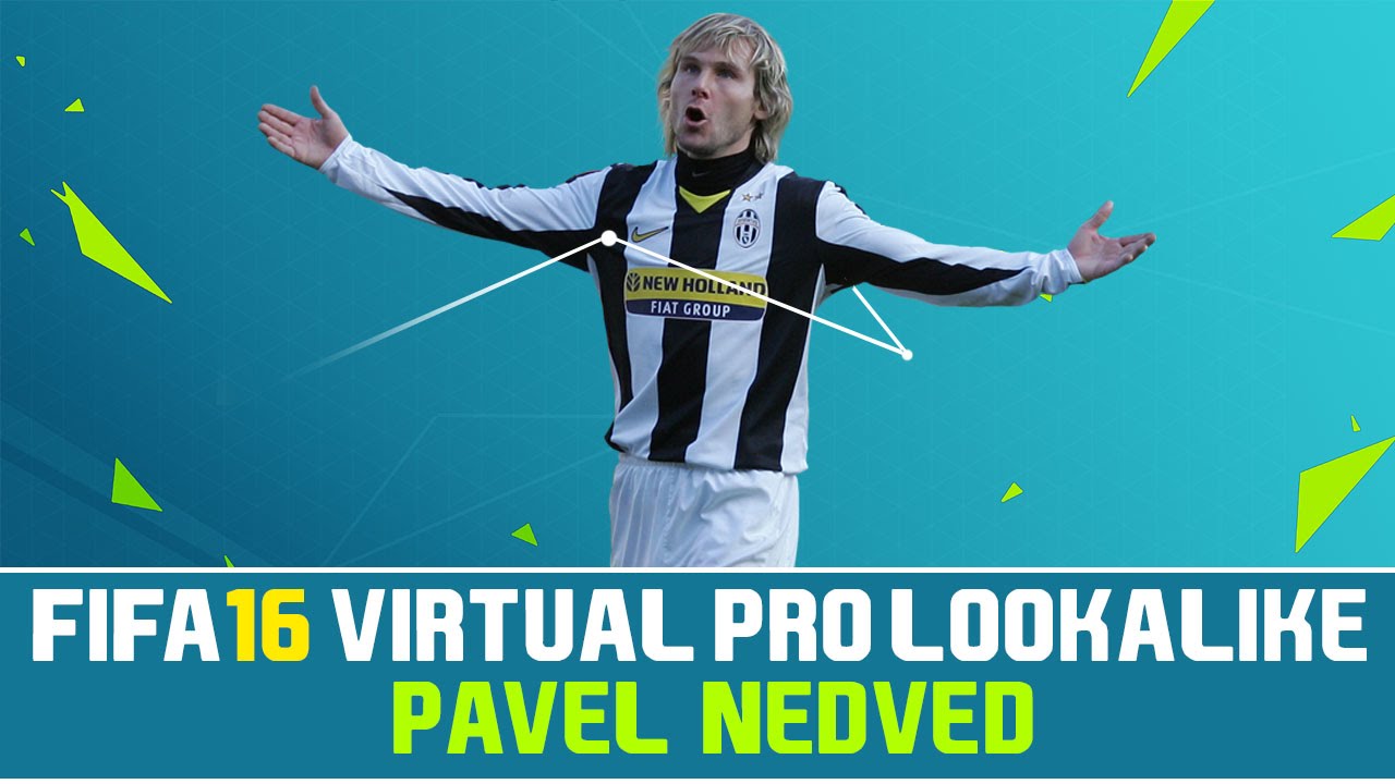 FIFA 16 | VIRTUAL PRO LOOKALIKE TUTORIAL - PAVEL NEDVED