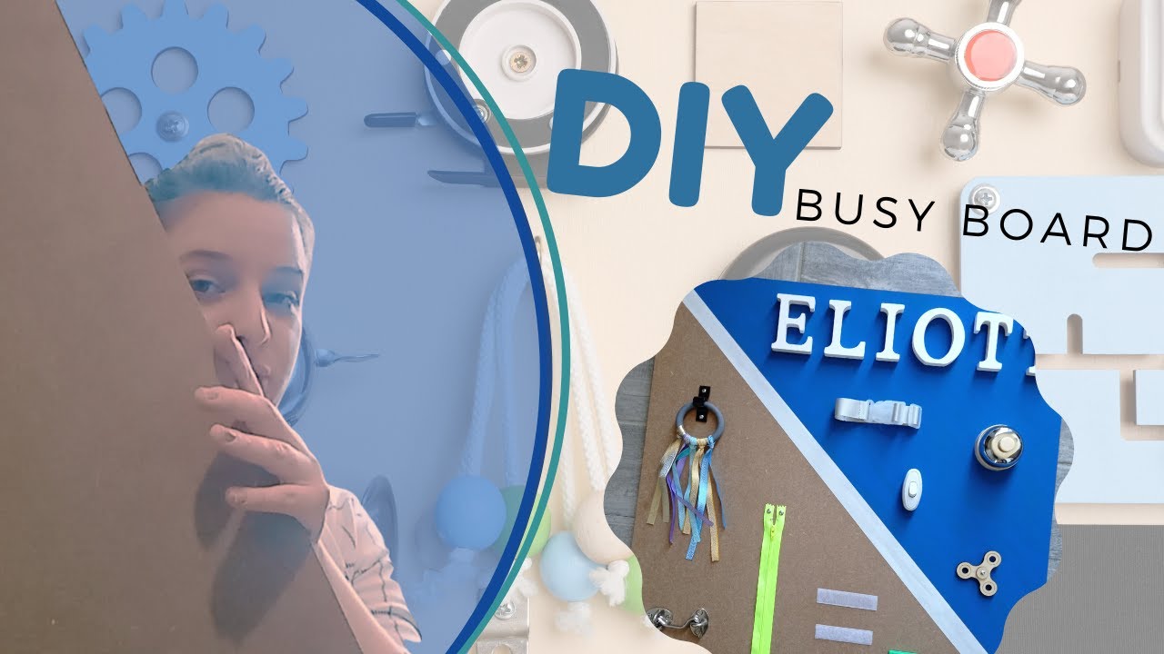 DIY Tableau d'éveil pour bébé (BUSY BOARD)