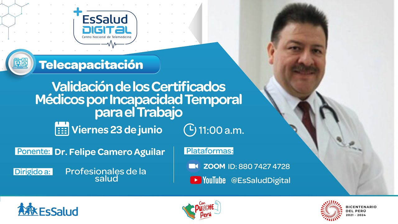 Validación de los Certificados Médicos por Incapacidad Temporal para el Trabajo