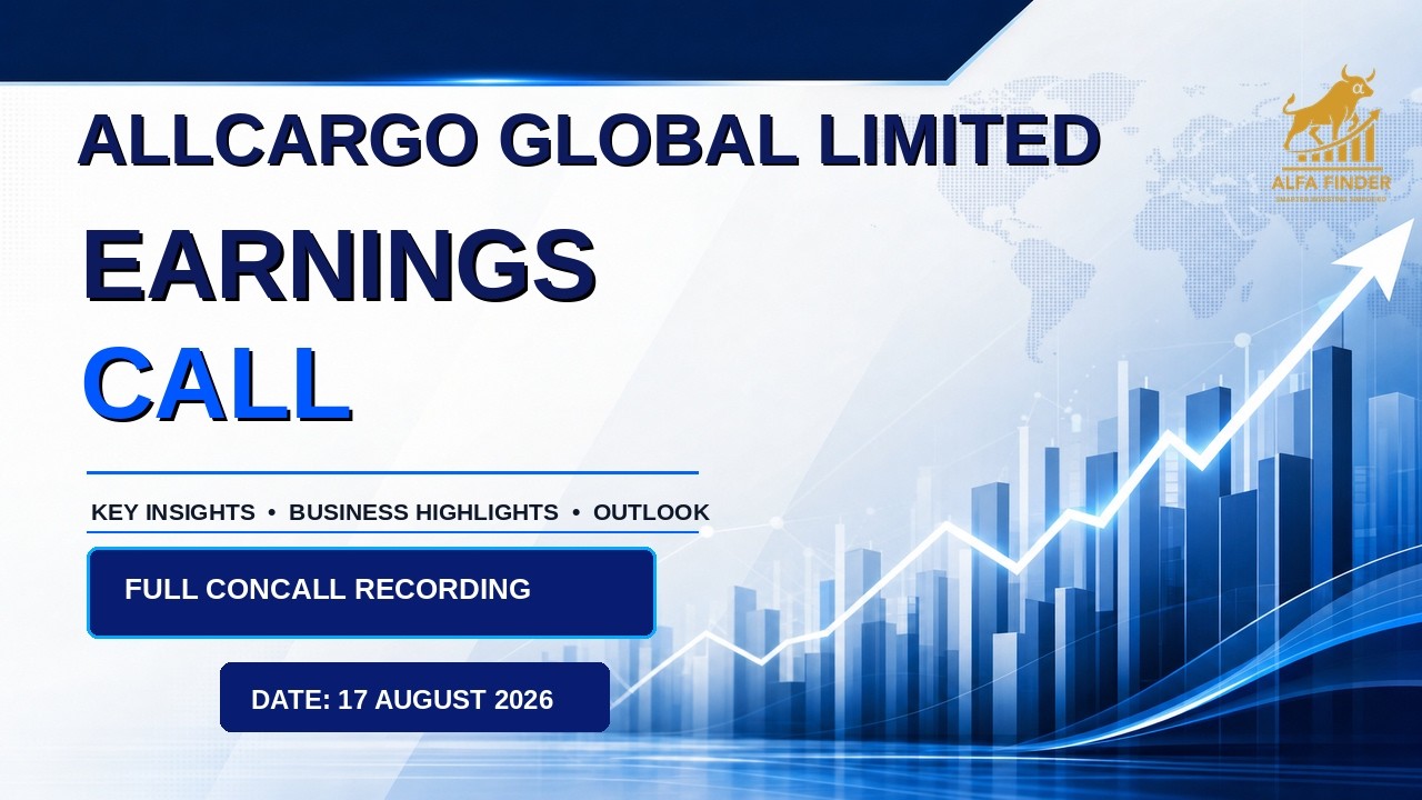 Конференц-звонок Allcargo Global Limited по доходам за 1 квартал 2026-27 финансового года | AGL |...