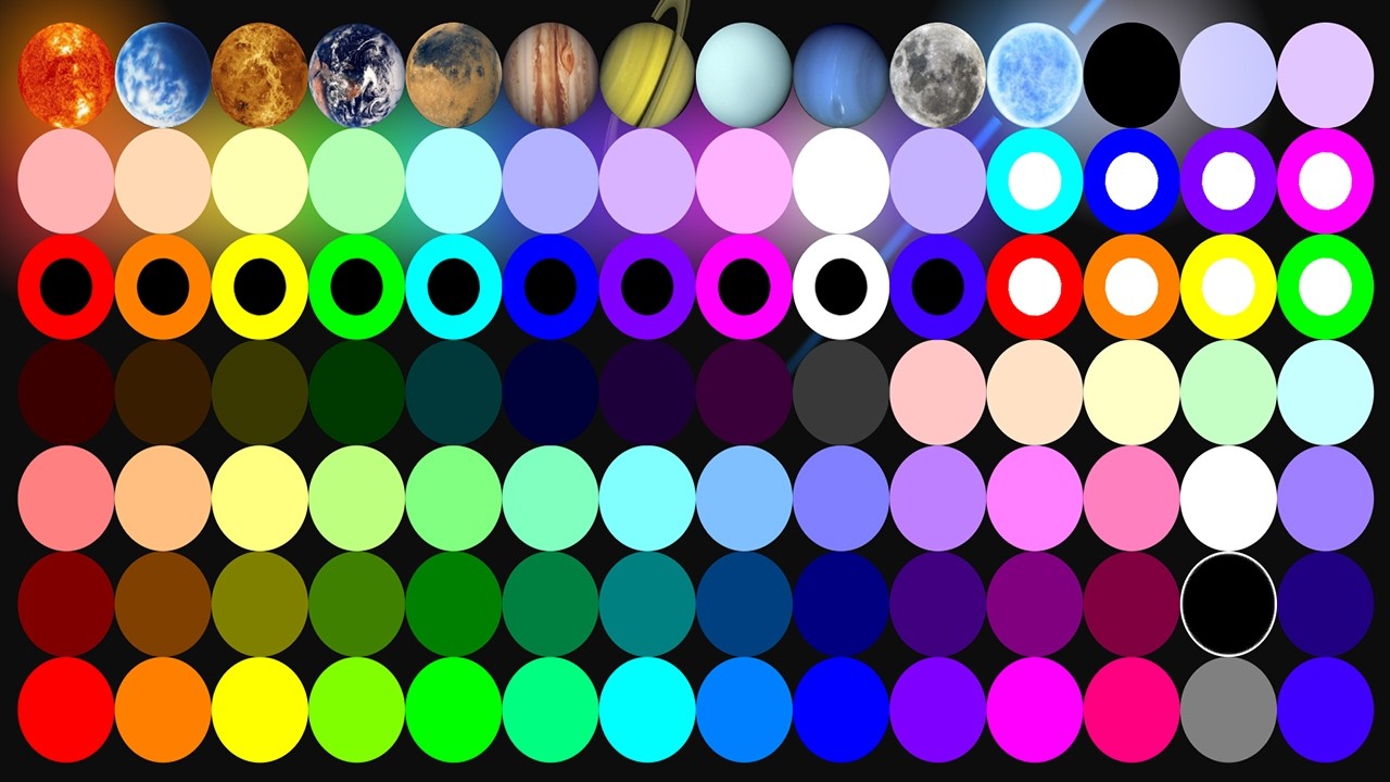 Shutter Crush 100 Colorss Marble Race in Algodoo