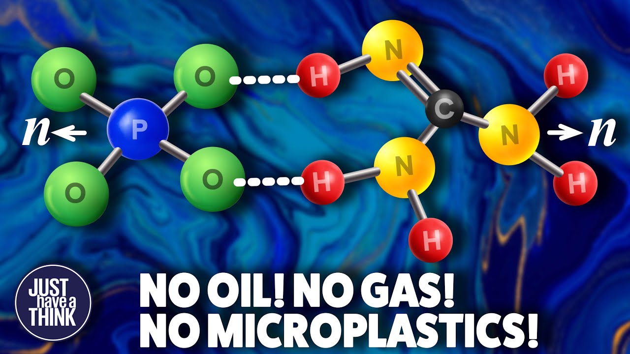 New plastic gamechanger.  NO FOSSIL FUELS!  NO MICROPLASTICS!