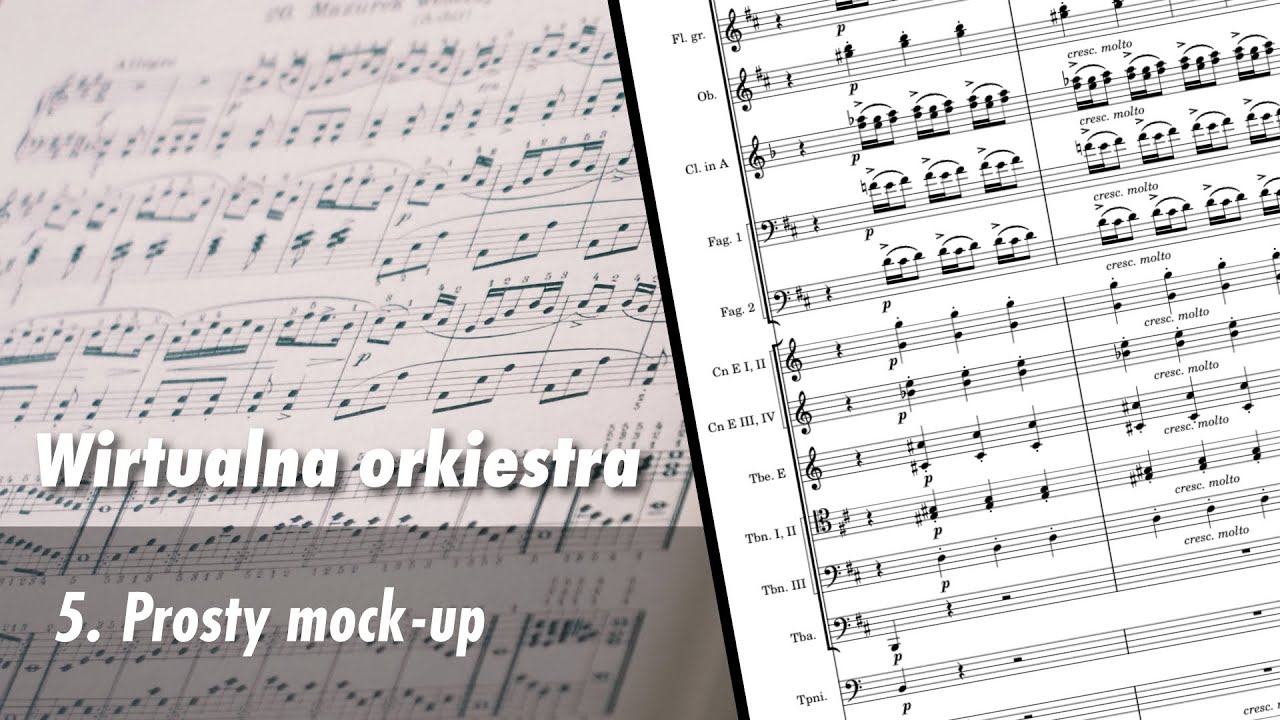 Wirtualna orkiestra - 05 Prosty mock-up