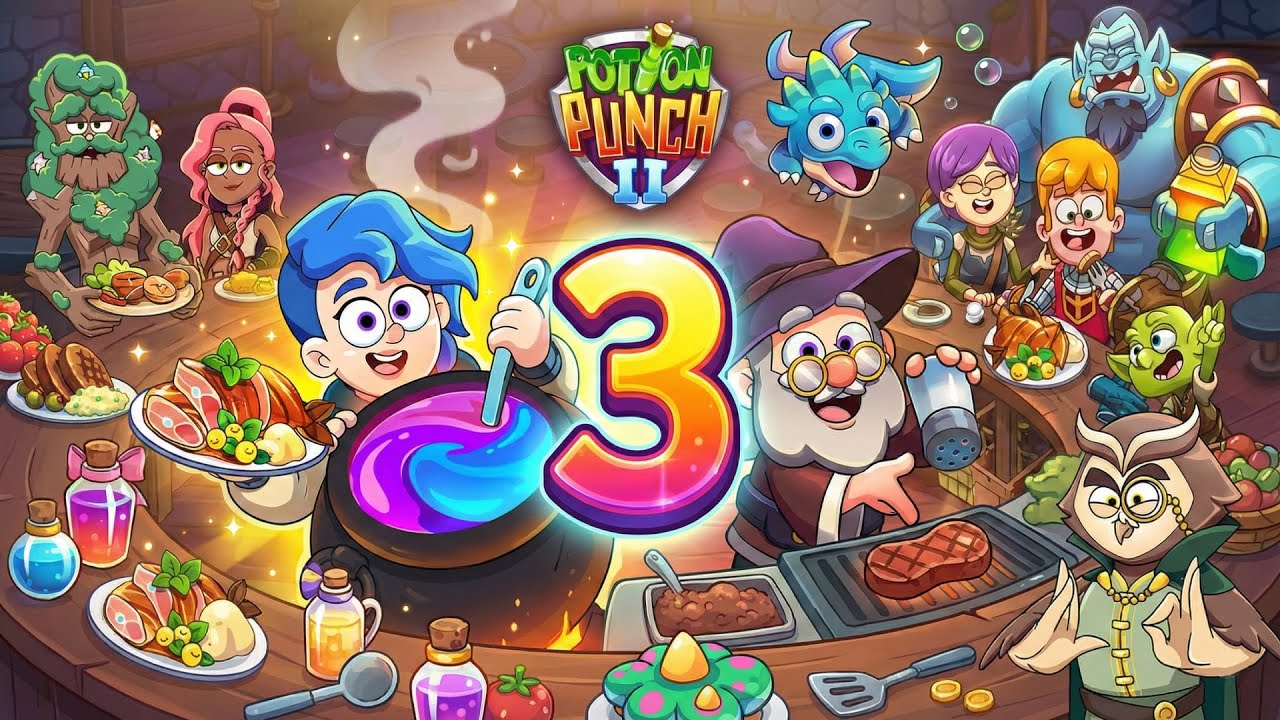 Potion Punch 2 Gameplay | Magical Cooking & Potion Brewing Game