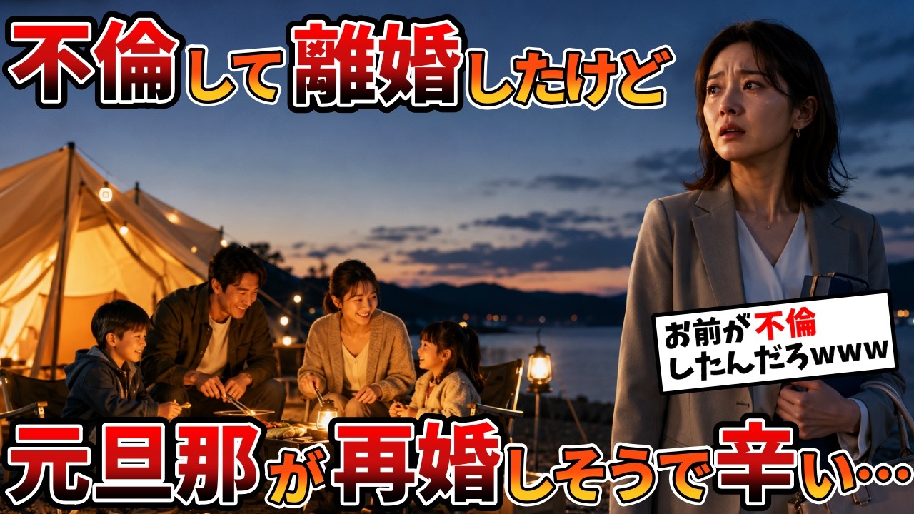 【2ch修羅場スレ】【汚嫁視点】汚嫁「不倫して離婚したんですけど、元旦那が再婚しそうで辛いです…」【2chスカッとスレ・ゆっくり解説】