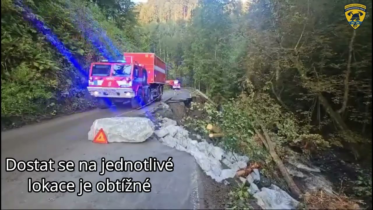 Odřad povodně Mikulovice 19.9.2024 - první den nasazení