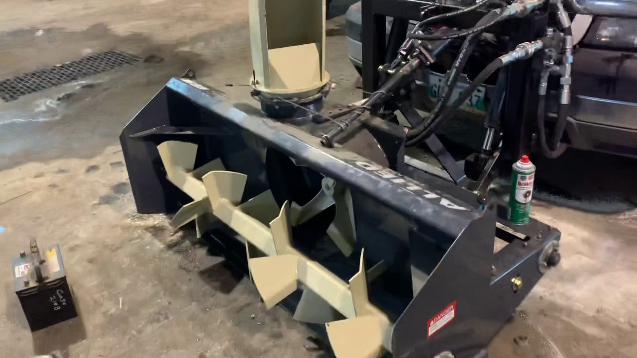 Front mount snowblower overview
