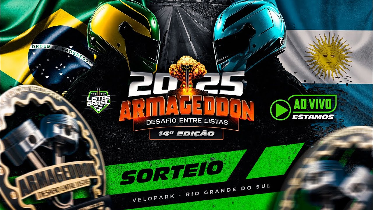 ARMAGEDDON - SORTEIO 14&ordm; - Edi&ccedil;&atilde;o - VELOPARK -RS - A revanche!