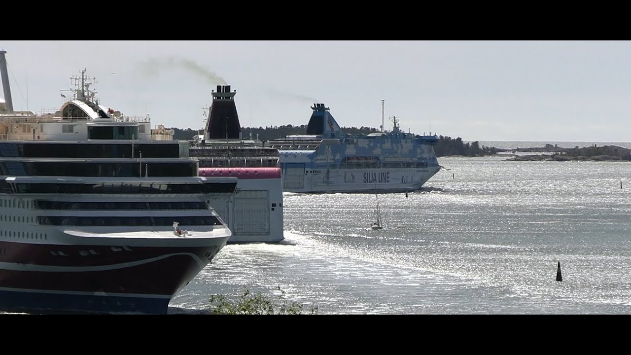 Silja Line MS Galaxy In Mariehamn 02 08 2022 Tallink