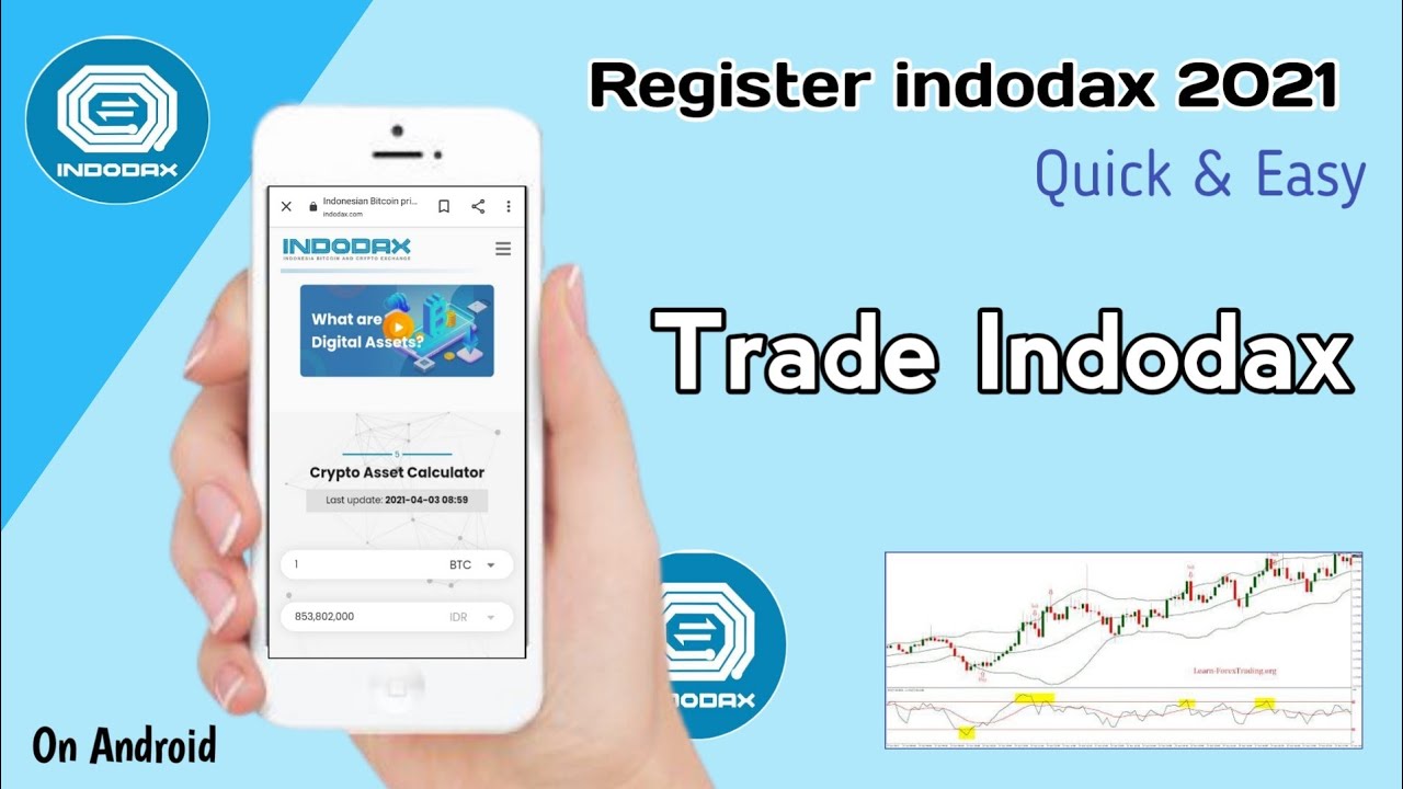 How to use indodax - register indodax