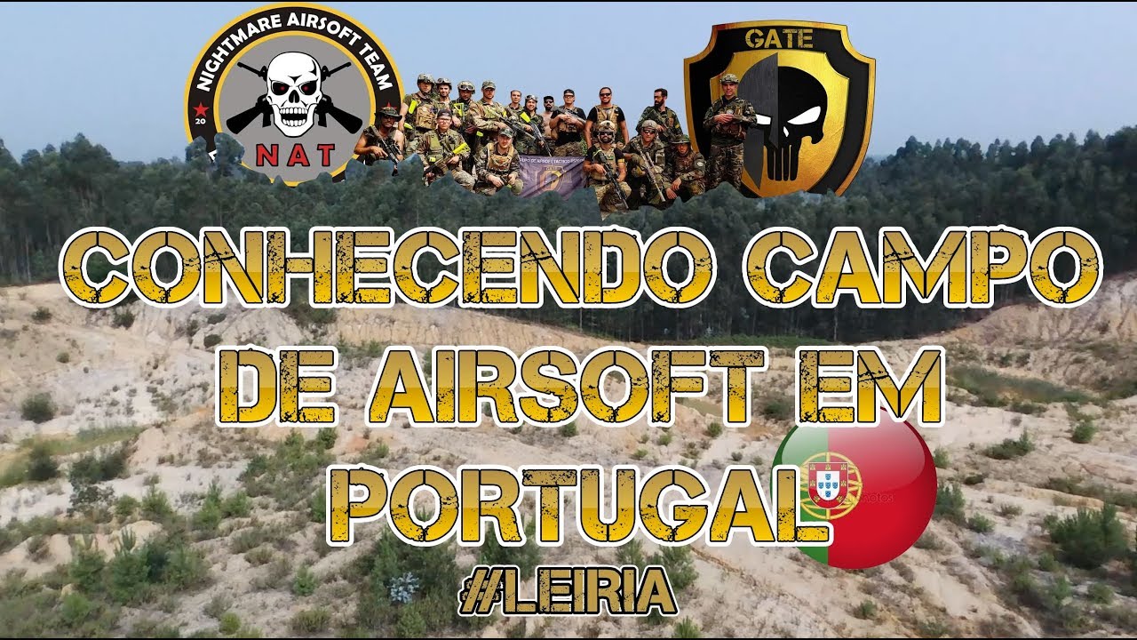 Viagens por Portugal - Campos de airsoft #Leiria / Drone Airsoft - Gameplay