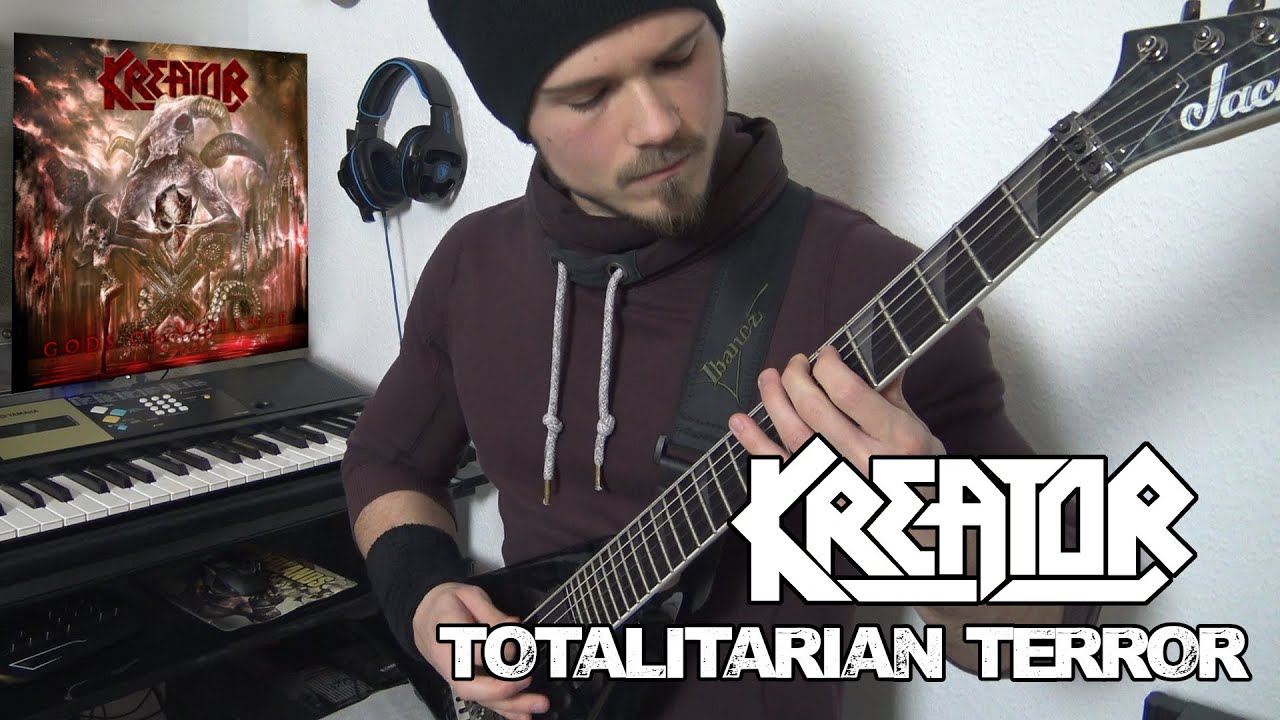 Kreator - Totalitarian Terror | Full Guitar Cover (Tabs - MIDI - All Guitars)