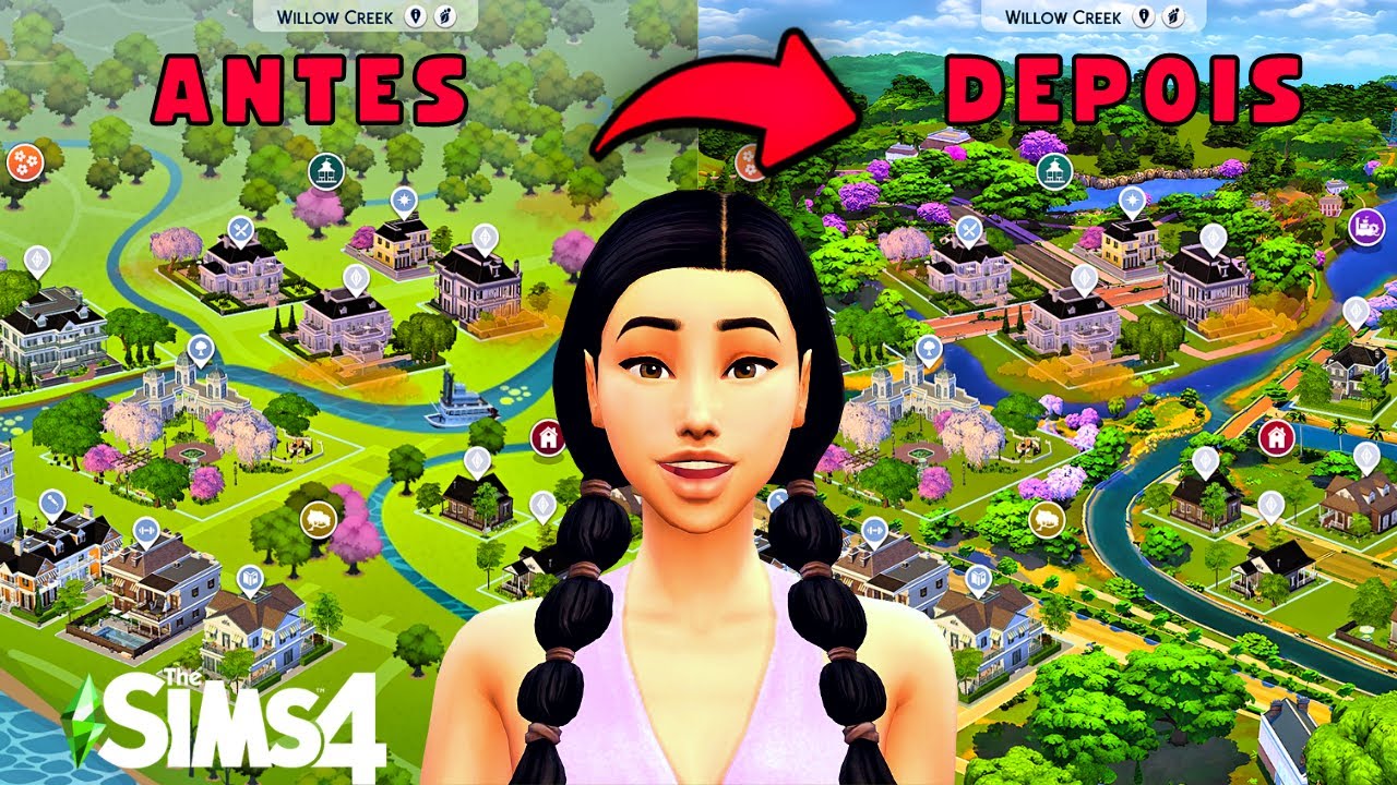 ✅ UM MOD INCR&Iacute;VEL PRA VOC&Ecirc;S | MAPAS NOVOS MAIS BONITOS E MAIS REALISTAS NO THE SIMS 4
