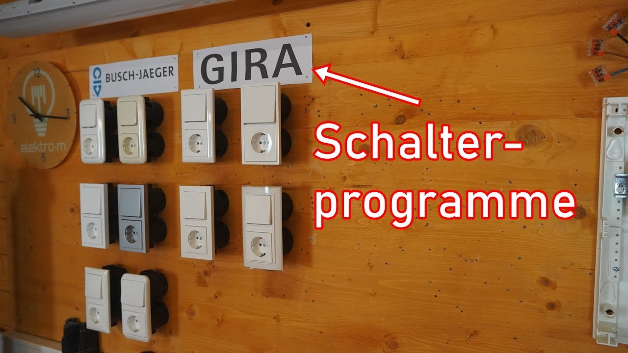Schalterdesigns von GIRA