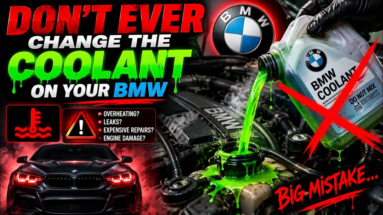 DONT EVER CHANGE THE COOLANT ON YOUR BMW!!