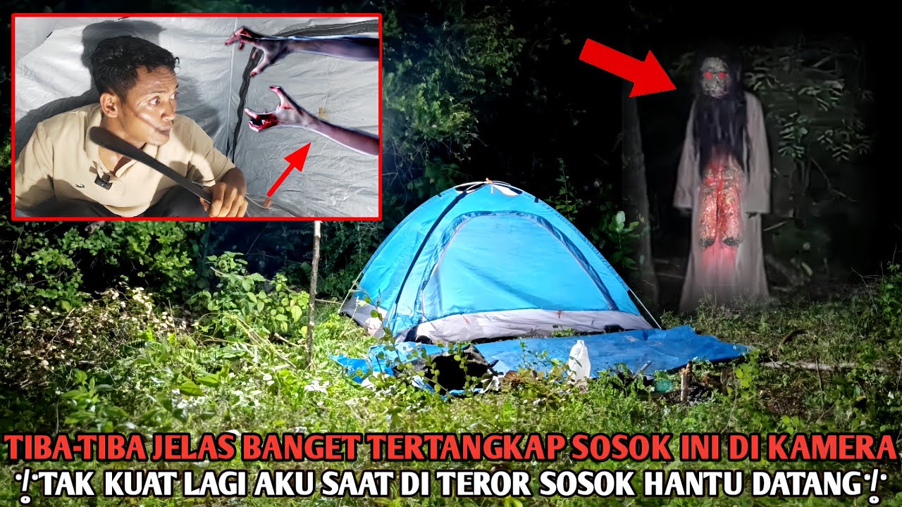 Camping horoR Nekat Diri Menantang Hantu SangaT mengerikaN tiba tiba dia Menakuti sampai Aku kapoK