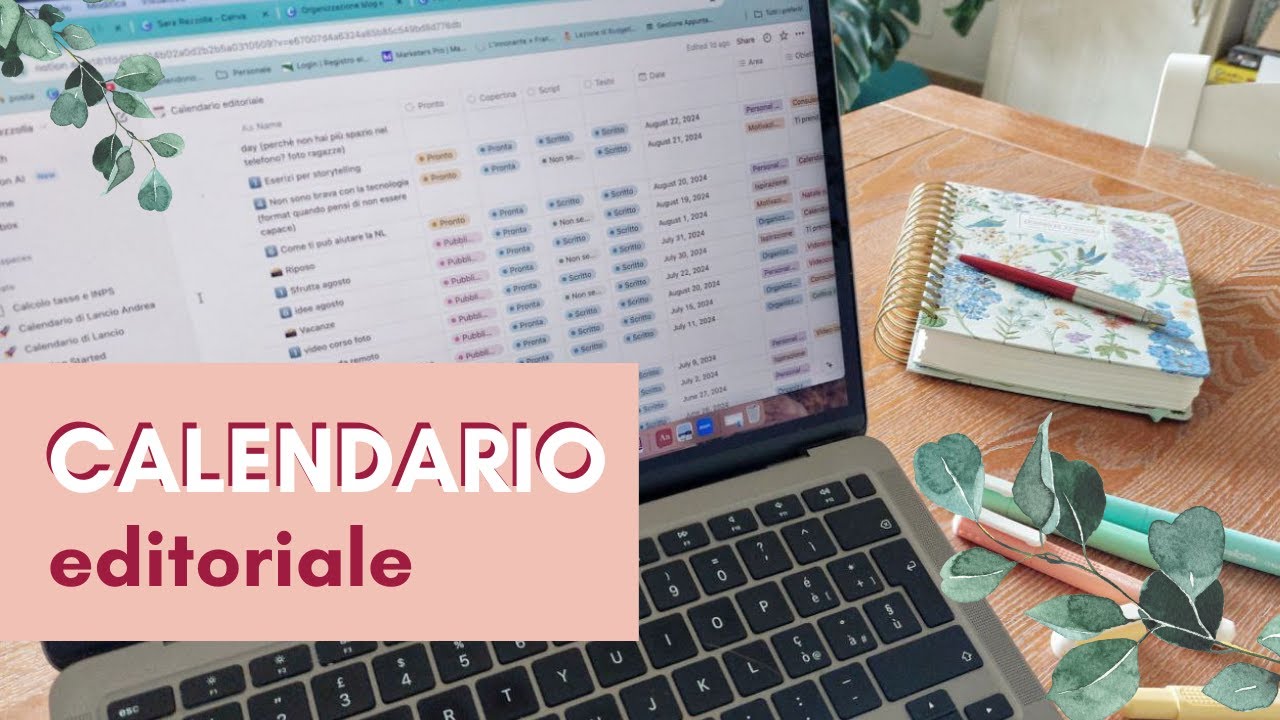 Come creare il calendario editoriale in modo efficace.