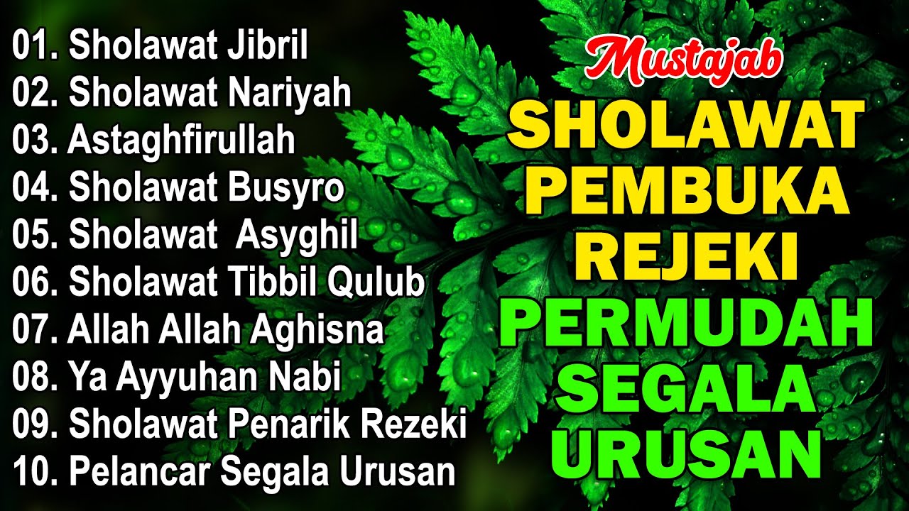 KUMPULAN SHOLAWAT VIRAL TERBARU 2025 | SHOLAWAT JIBRIL PEMBUKA REJEKI, SHOLAWAT BUSYRO, NARIYAH
