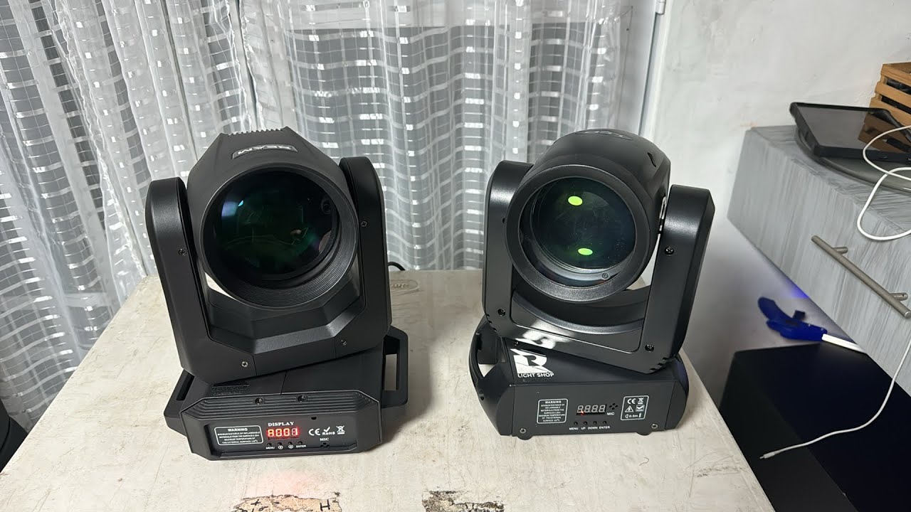 Comparativo Beam 200W Arcoíris vs Beam 150W R3