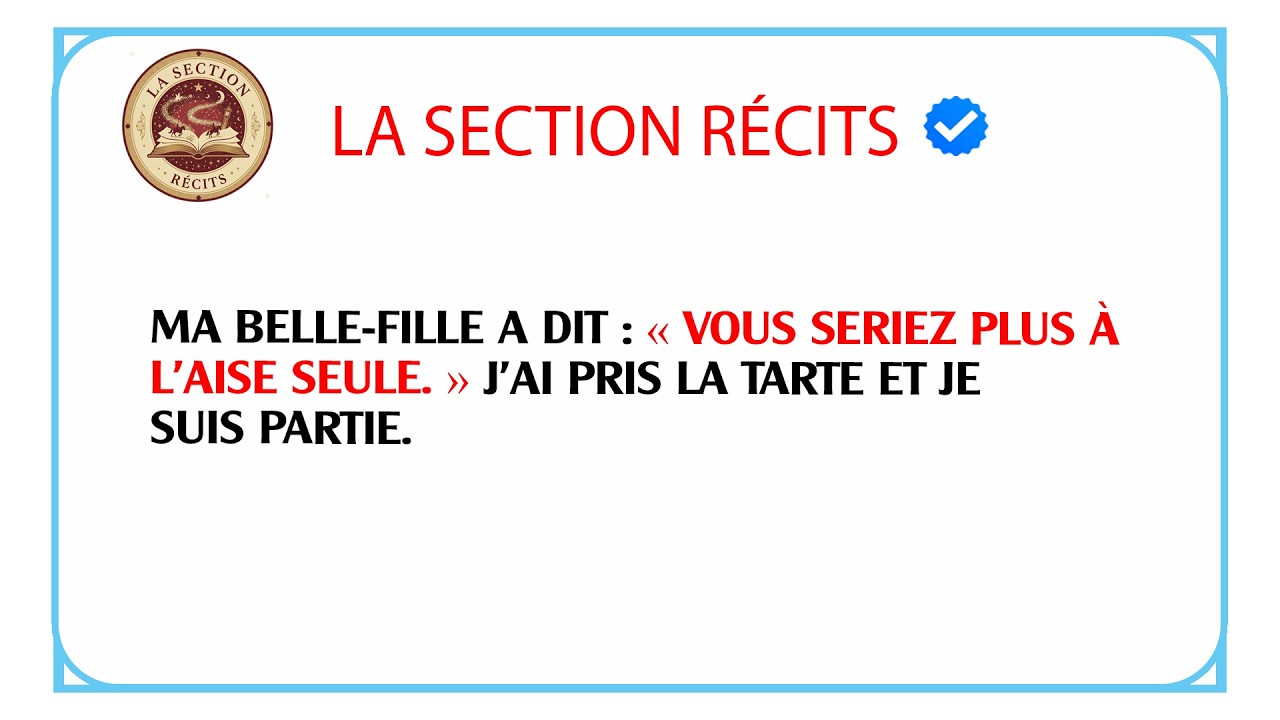 Ma belle-fille m'a humiliée au repas de Noël alors j'ai repris mon argent et je suis partie à 74 ans