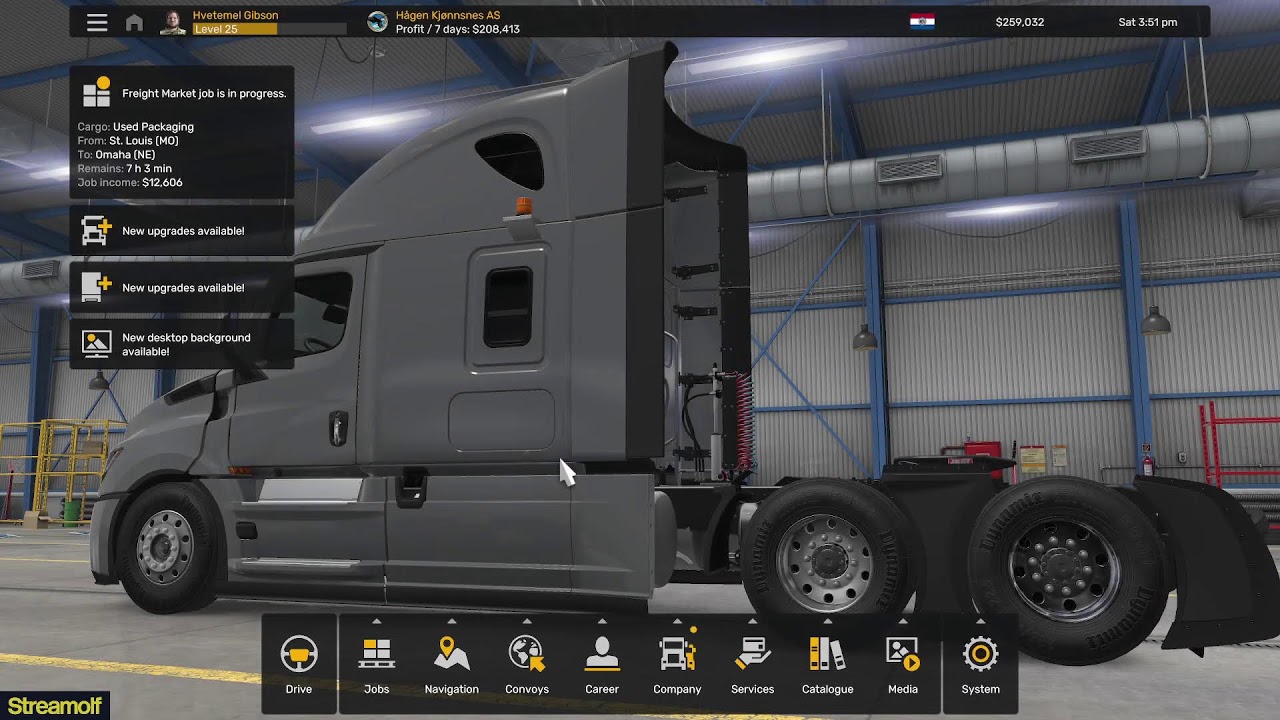 Testing ATS 1.54 with Missouri DLC