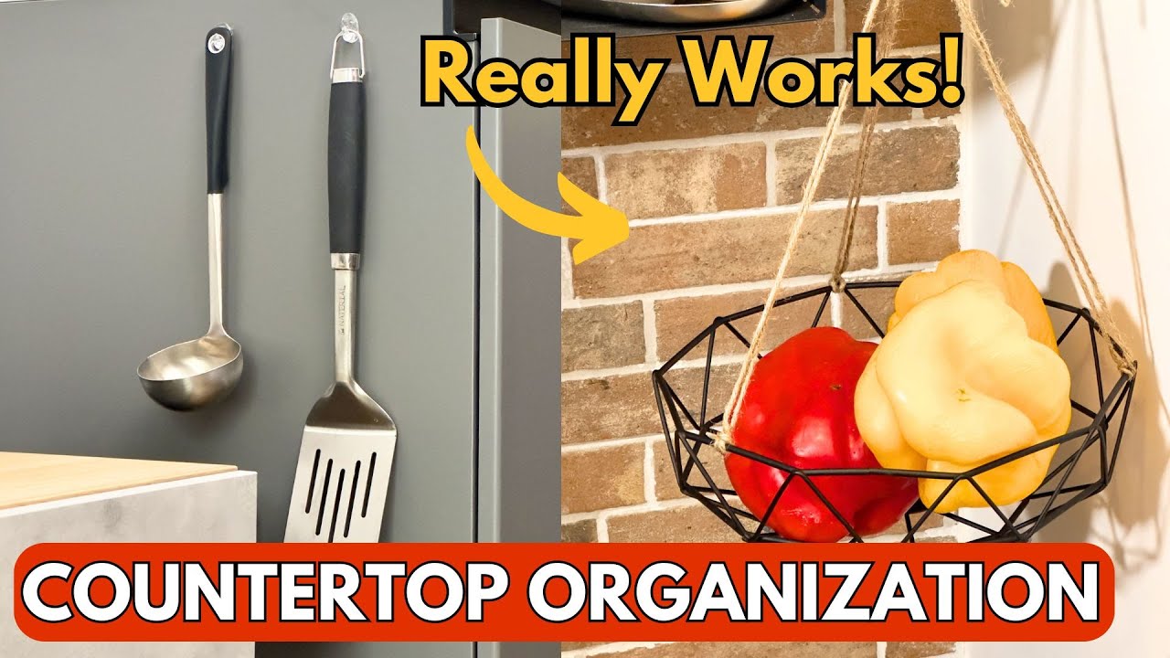 21 GENIUS Ways to Organize Your Countertops