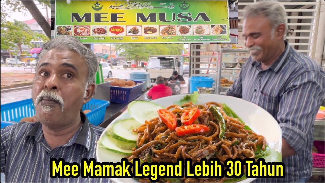 Malaysia Mee Mamak MEE GORENG MUSA Legend Sg Petani. Malaysia Street Food #foodlover