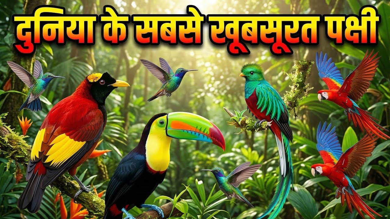 दुनिया के 10 सबसे खूबसूरत पक्षी । Most Beautiful Bird in the World 